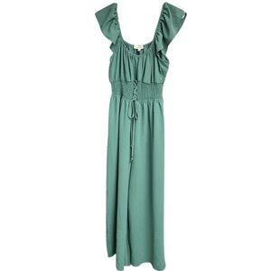 Pie In The Sky Jumpsuit Wide Leg Sea foam Green